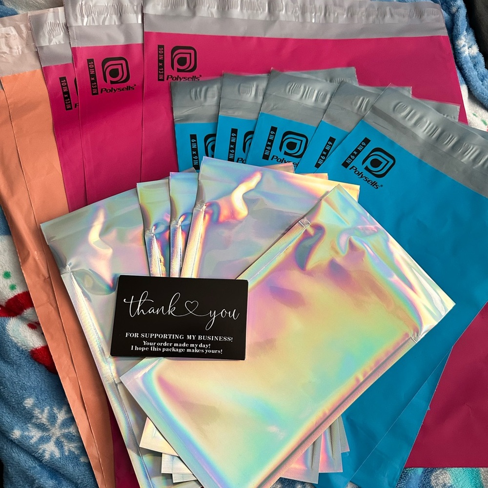 Holographic and Pink Shipping Bundle